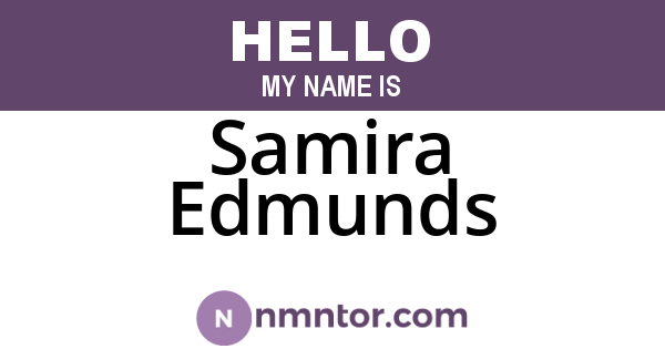 Samira Edmunds
