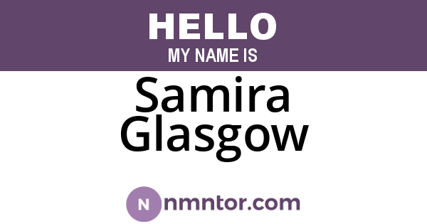 Samira Glasgow