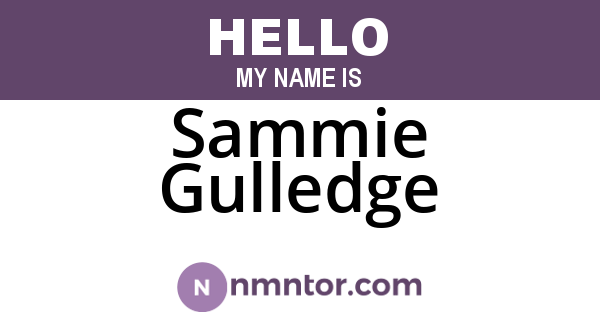 Sammie Gulledge