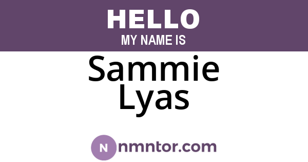 Sammie Lyas