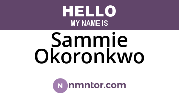 Sammie Okoronkwo