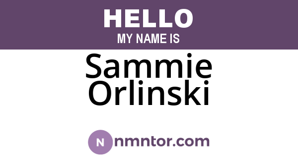 Sammie Orlinski