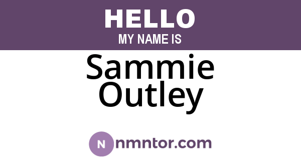 Sammie Outley