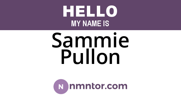 Sammie Pullon