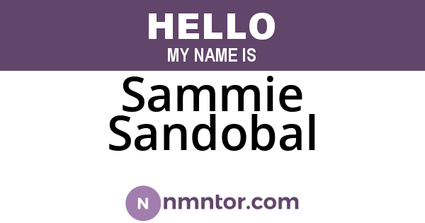 Sammie Sandobal