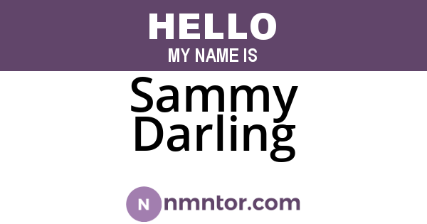 Sammy Darling