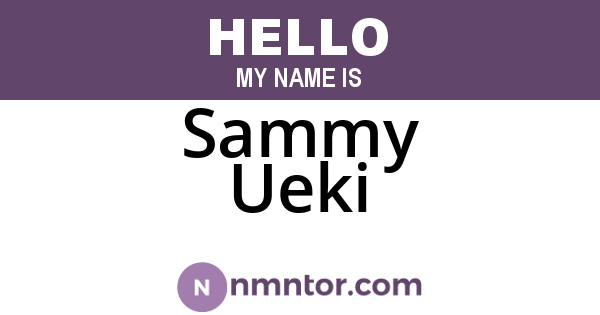 Sammy Ueki