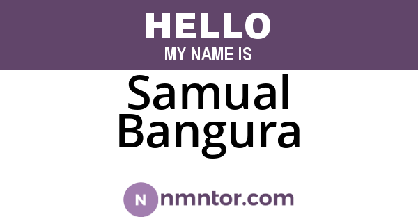Samual Bangura