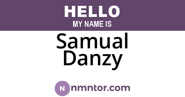 Samual Danzy