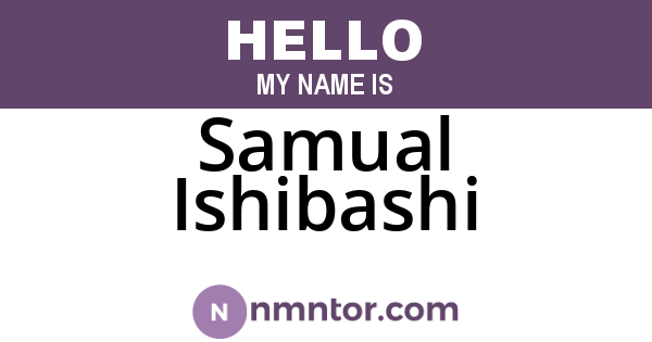 Samual Ishibashi