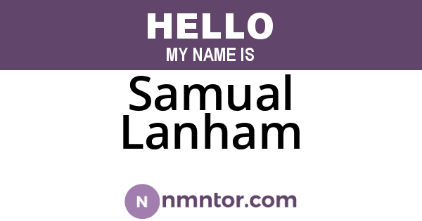 Samual Lanham