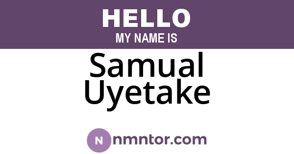 Samual Uyetake