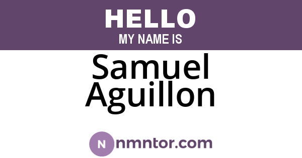 Samuel Aguillon