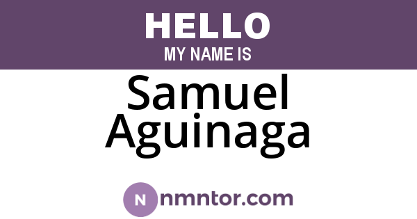 Samuel Aguinaga