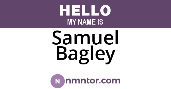 Samuel Bagley