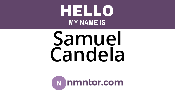 Samuel Candela