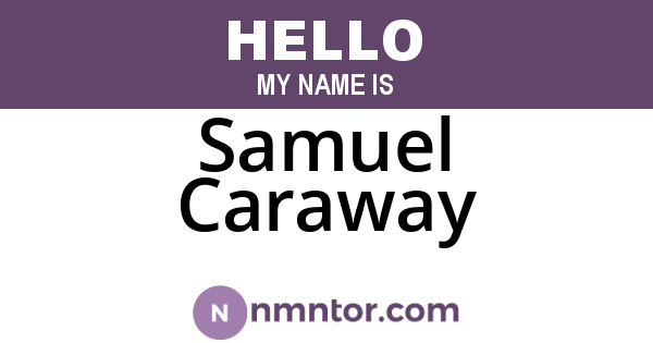 Samuel Caraway