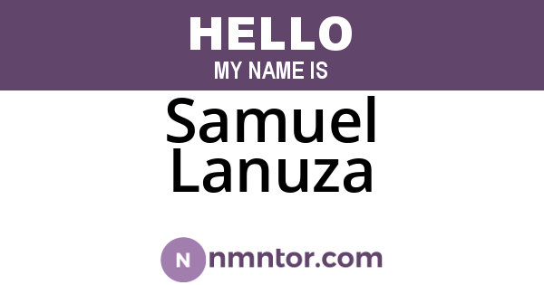 Samuel Lanuza