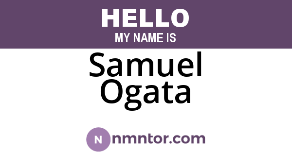 Samuel Ogata