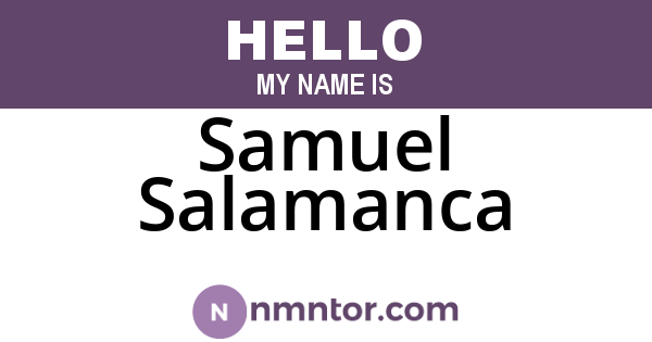 Samuel Salamanca