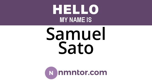 Samuel Sato