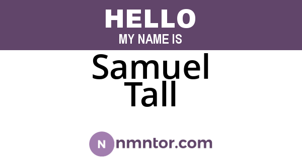 Samuel Tall