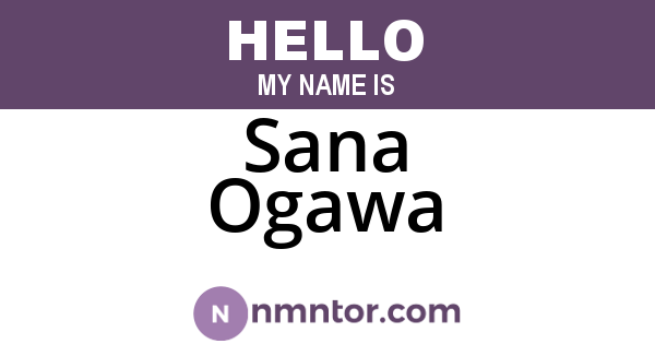 Sana Ogawa
