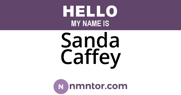 Sanda Caffey