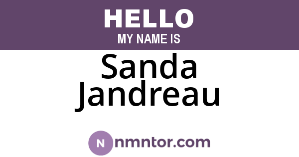 Sanda Jandreau