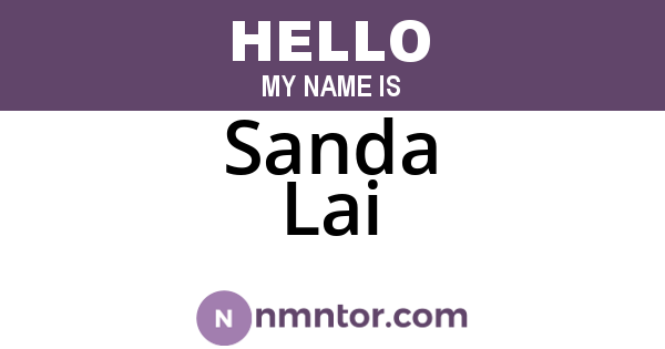 Sanda Lai