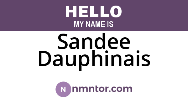 Sandee Dauphinais