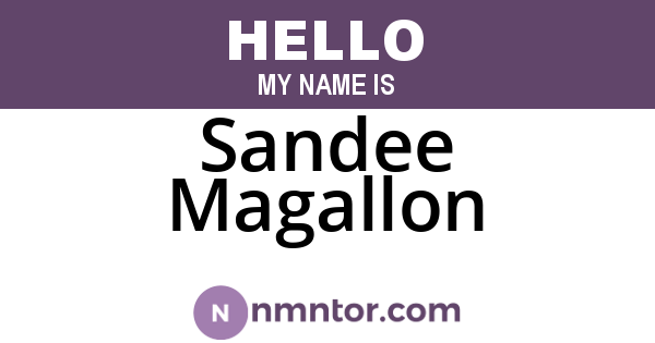 Sandee Magallon