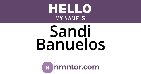 Sandi Banuelos