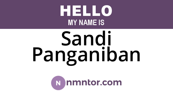 Sandi Panganiban