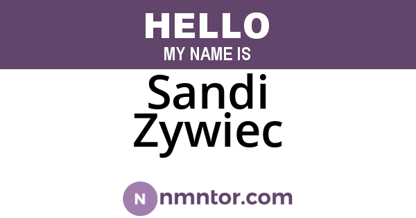 Sandi Zywiec
