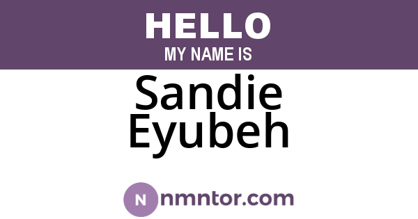 Sandie Eyubeh