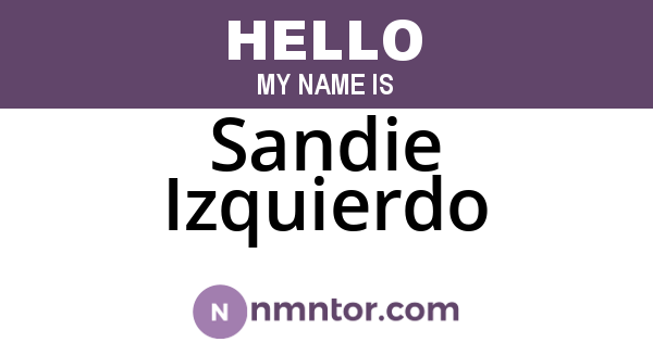 Sandie Izquierdo