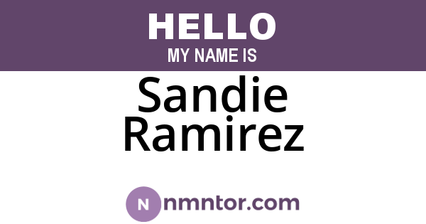 Sandie Ramirez