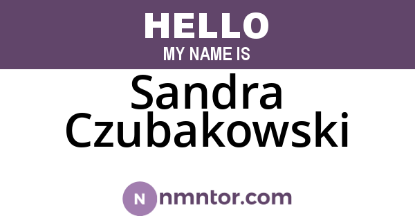 Sandra Czubakowski