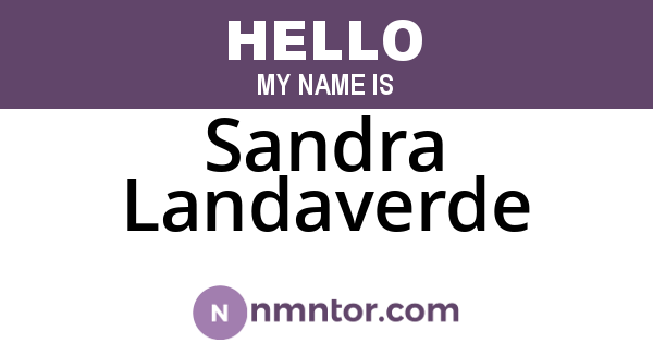 Sandra Landaverde