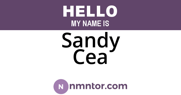 Sandy Cea