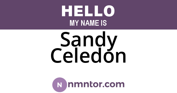 Sandy Celedon