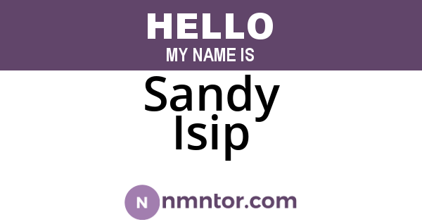Sandy Isip