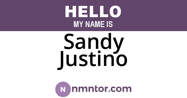 Sandy Justino