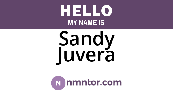 Sandy Juvera