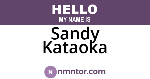 Sandy Kataoka