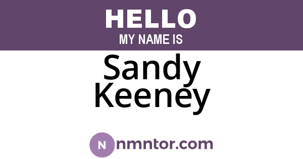 Sandy Keeney