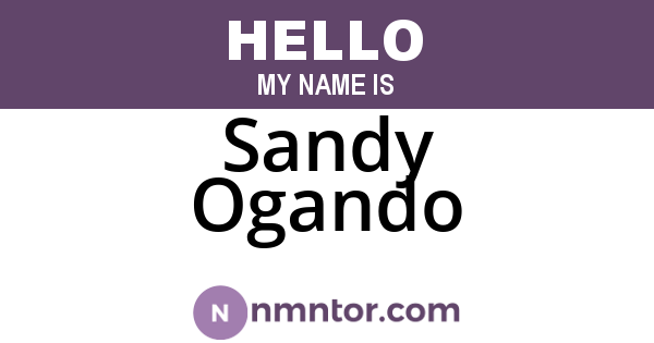Sandy Ogando