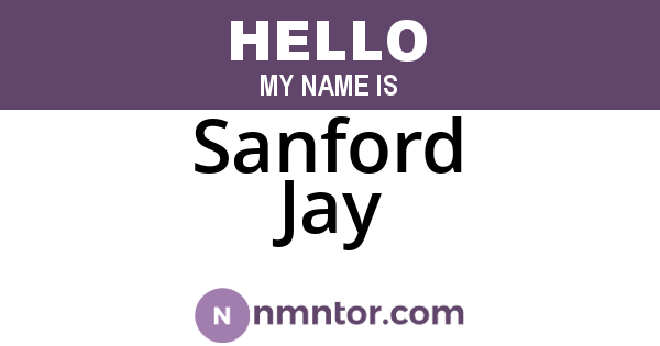 Sanford Jay