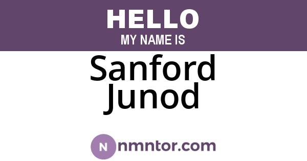 Sanford Junod